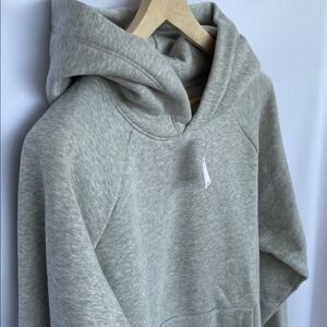 NWT GAP Cozy Hooded Sweatshirt - Light Heather Gray Size L